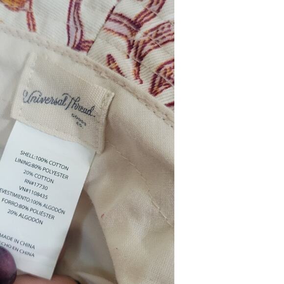 Universal Thread Bucket Hat Boho Floral Print Cottage Core Beach Hat NWOT OS - Picture 7 of 8